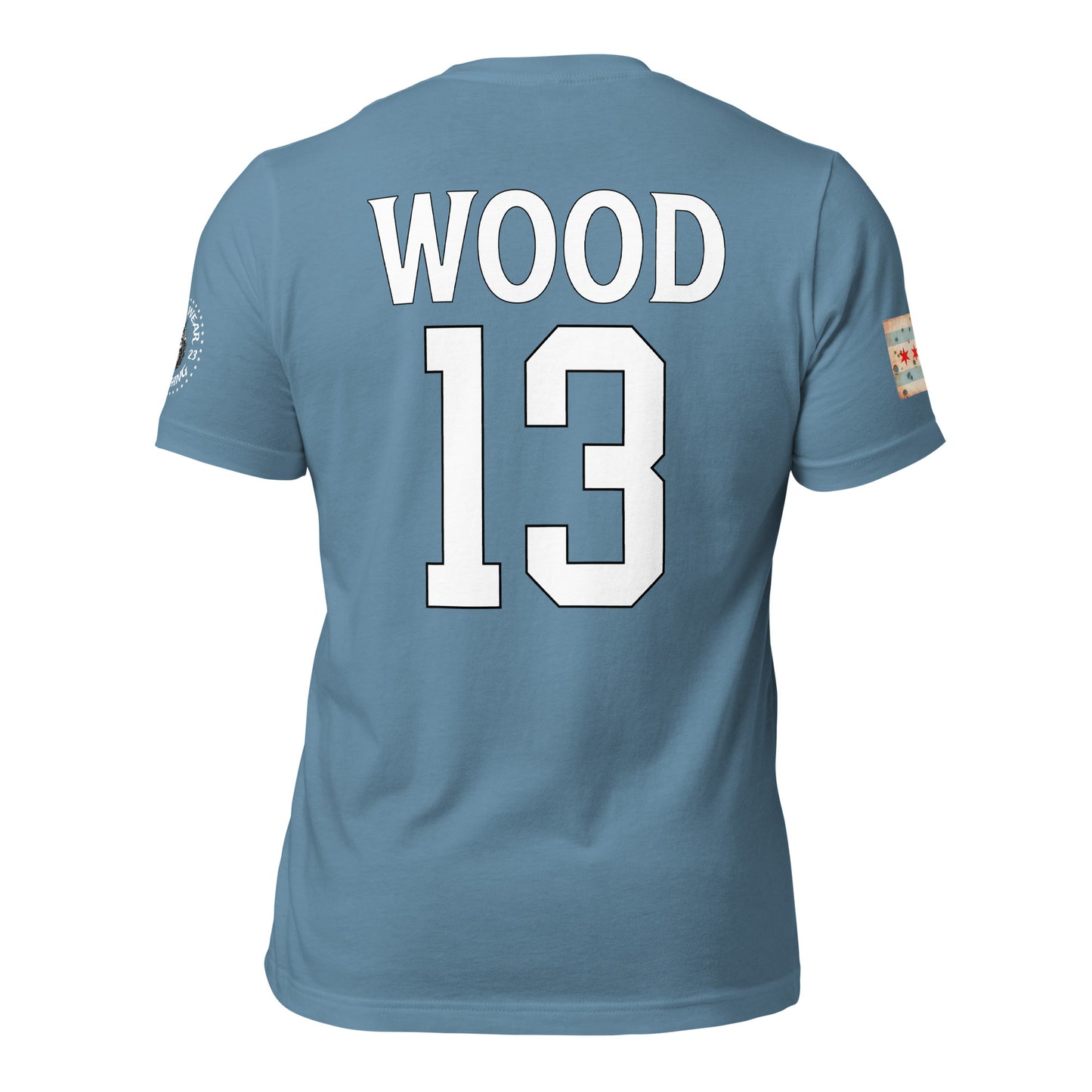 District 013 - Wood: Chicago Police Wood District 13 Jersey T-Shirt