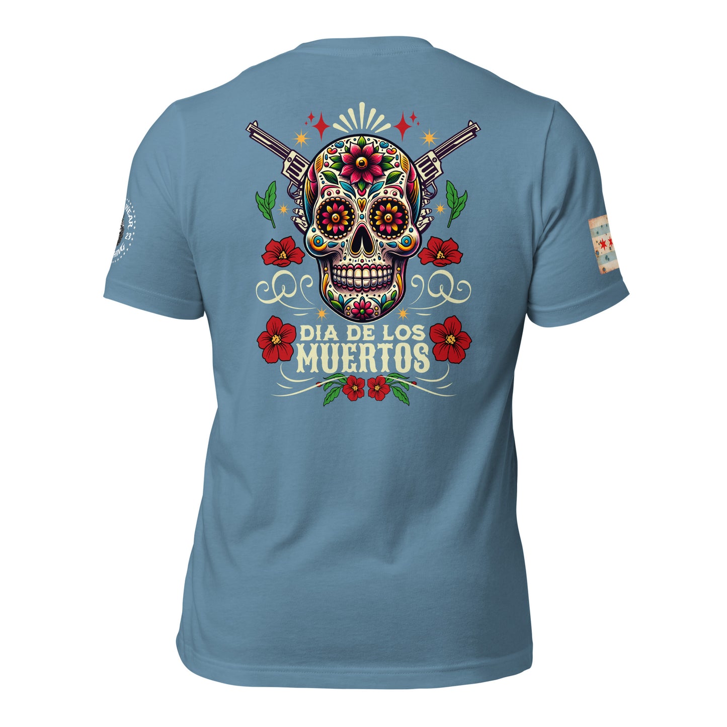 Chicago Police "Dia De Los Muertos" T-Shirt by Alpha Wear