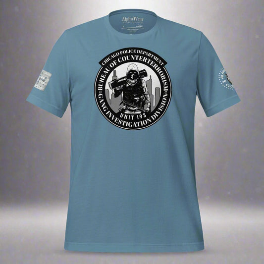 Unit 193 - Chicago Police Department - CPD BCT GID T-Shirt (Front Image)