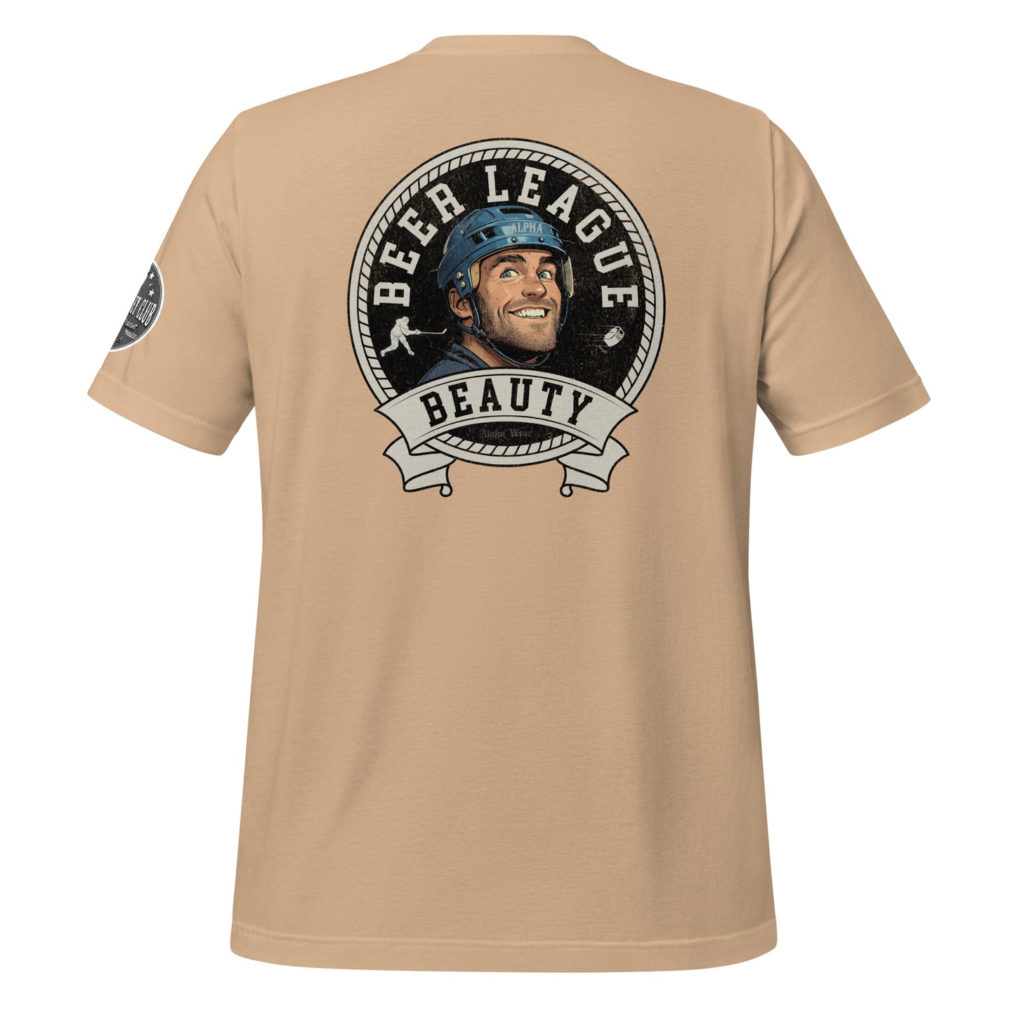 "Beer League Beauty" T-Shirt by Alpha Hockey Club