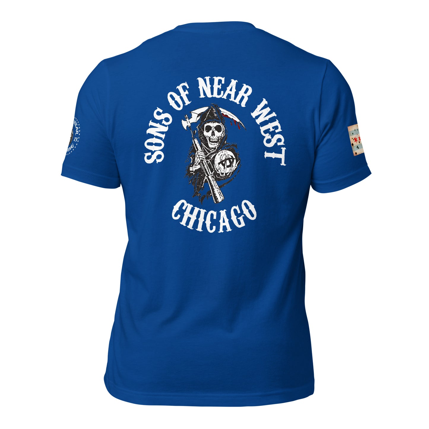 District 012 - Near West: Chicago Police Sons of Anarchy Inspired Tee Shirt