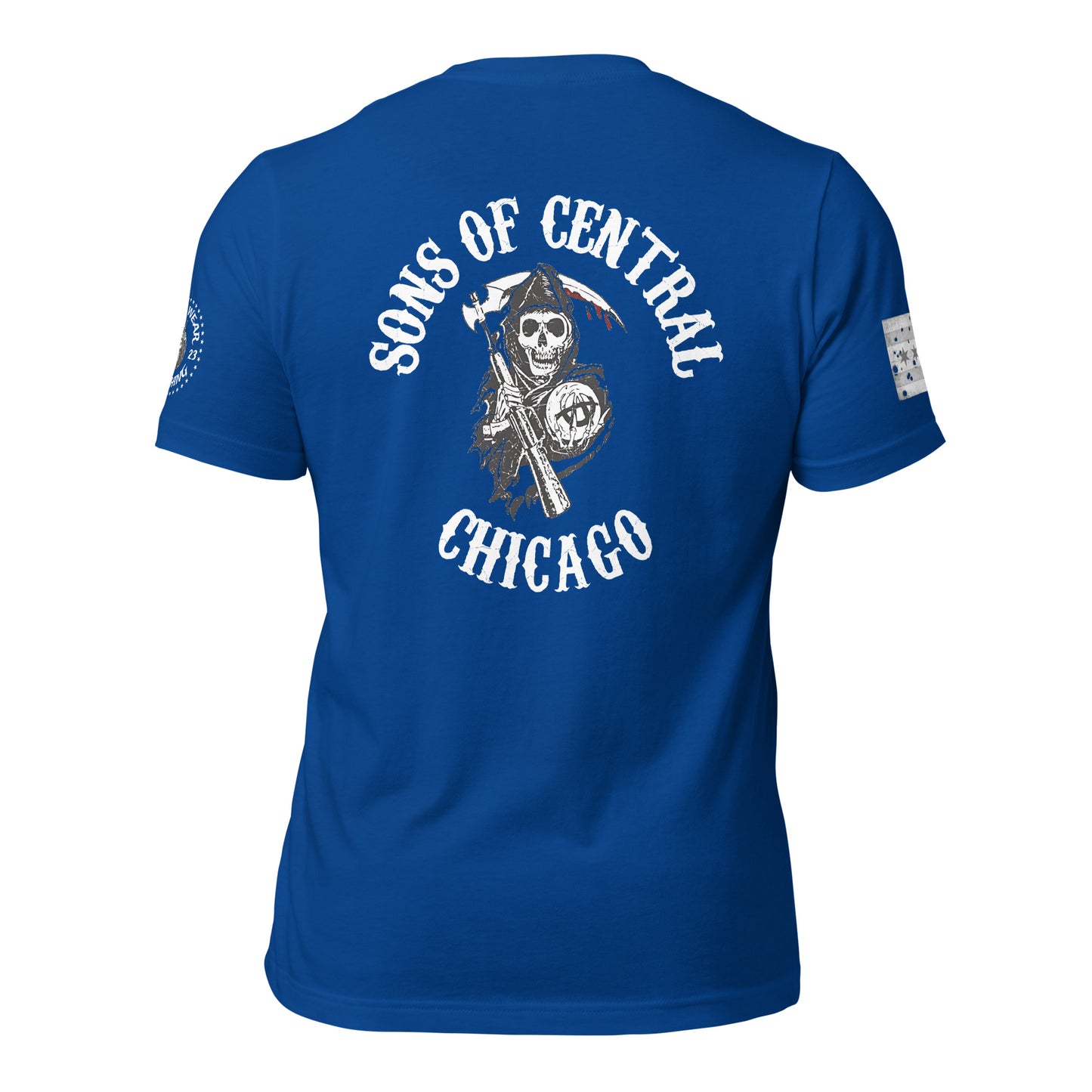 District 001 - Central: Chicago Police Sons of Anarchy Inspired Tee Shirt