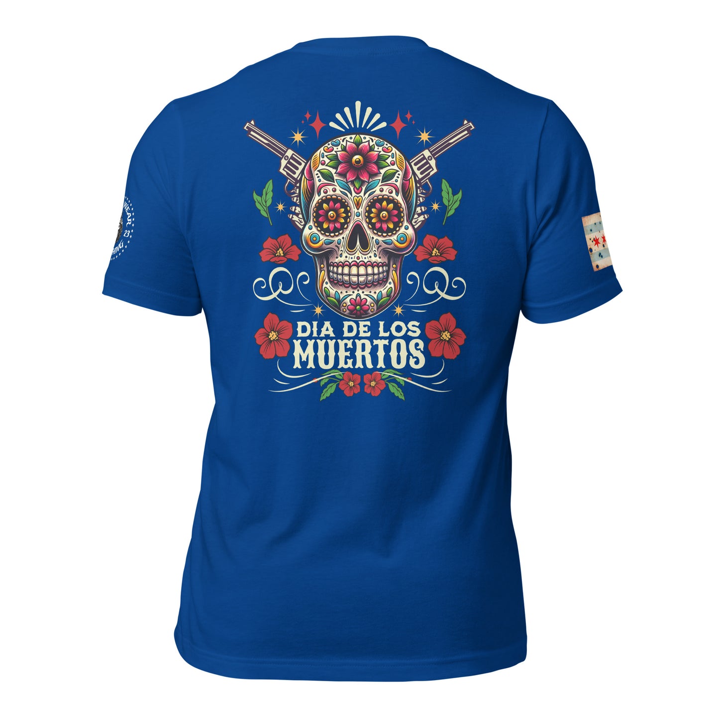 Chicago Police "Dia De Los Muertos" T-Shirt by Alpha Wear