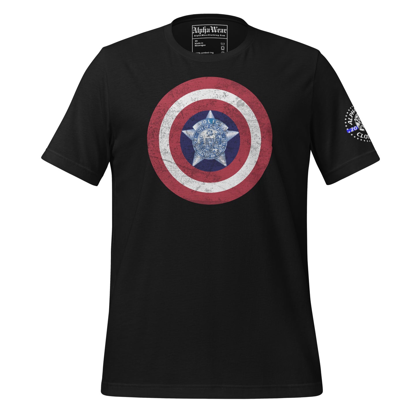 The Chicago Police Captain America T-Shirt