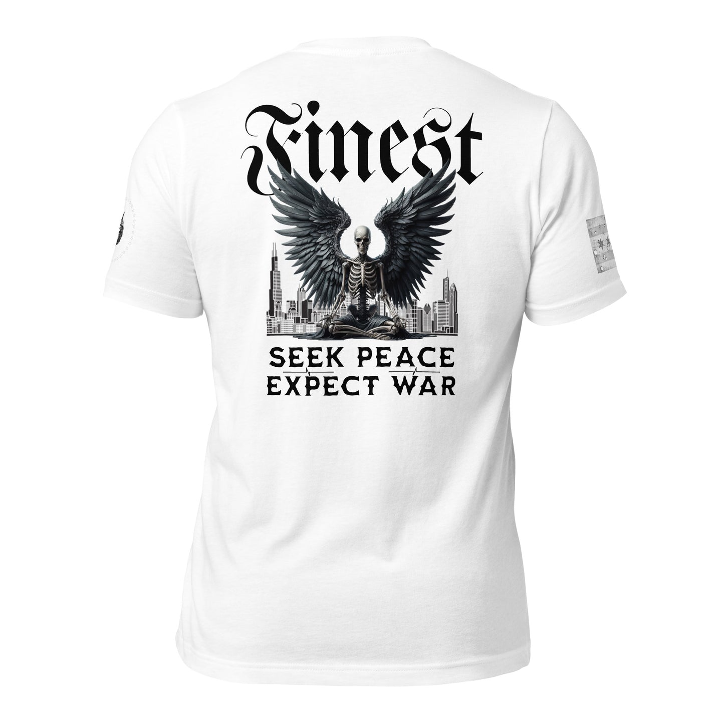 "Seek Peace, Expect War" Chicago Police Department T-Shirt by Alpha Wear