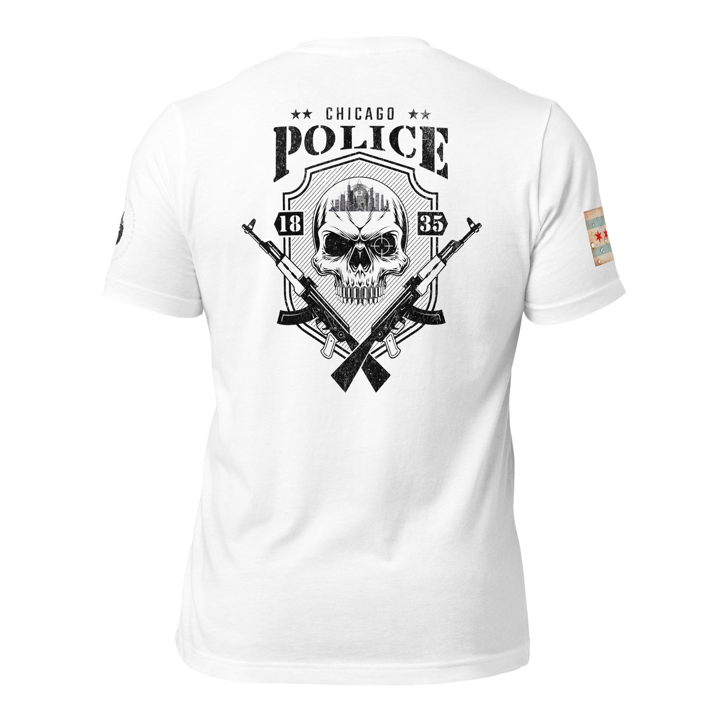 “Sniper Skull” Chicago Police T-Shirt by Alpha Wear