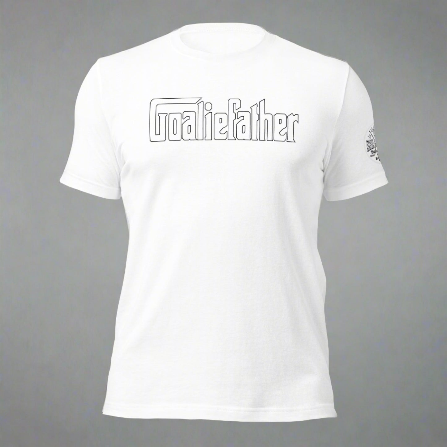 Alpha Hockey Club Goaliefather: Original Godfather Themed Tee Shirt