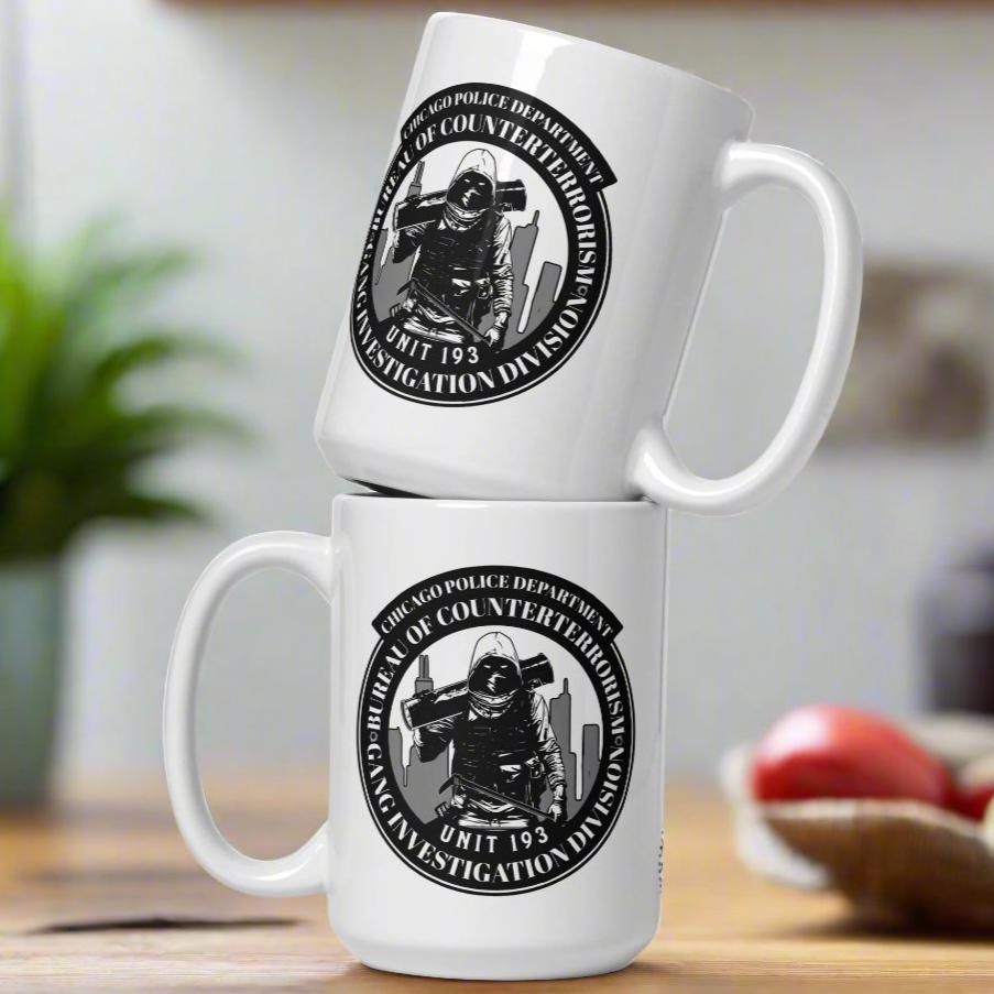 Unit 193 - Chicago Police Department - CPD BCT GID White Coffee Tea Mug Cup