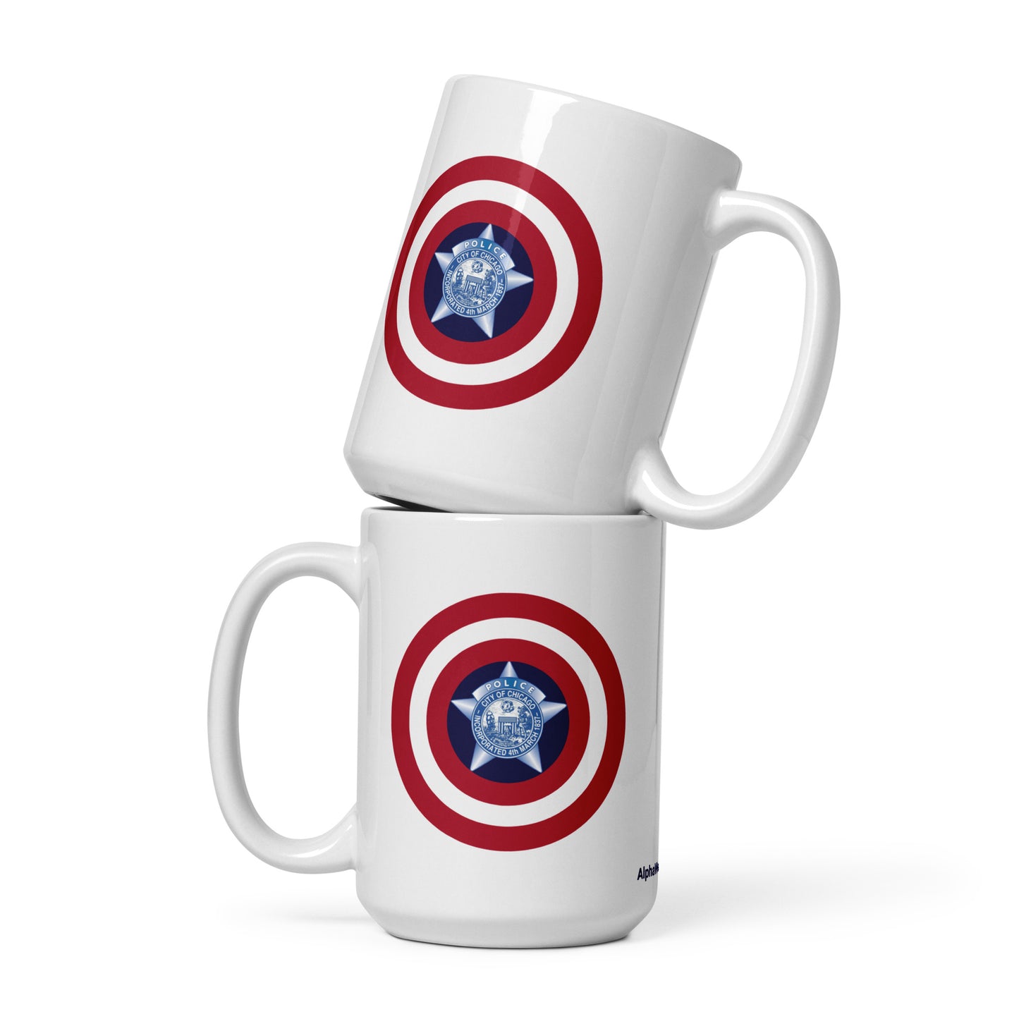 Chicago Police Captain America Coffee Mug